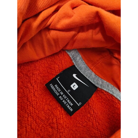 Nike Men's Basketball Hoodie - Cotton Blend, Orange, Size L, St. Pius X Print - Picture 5 of 12